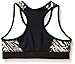 Skechers Big Girls' Sport Core Bra, Black Chevron, Medium