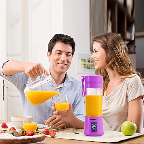 Portable Blender for Shakes and Smoothies, OBERLY Personal Blender for