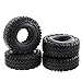 LAFEINA 4PCS 114mm Off Crawler Car Tires Rubber Tyre for 1/10 RC Crawler Car Axial SCX10 RC4WD D90 1.9 Inch Wheels