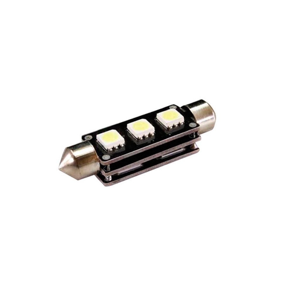 AutoStyle Festoon Bulb 3Q SMD Xenon-Optics 11x37mm 12V, single piece, with CAN-bus resistance