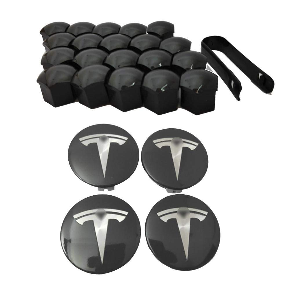 Buy hinffinity Aero Wheel Cap Kit for Tesla MODEL X S 3 Wheel Hub Kit
