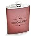 Leather Hip Flask, Engraved Flask, Gift for Groomsmen, Wedding Gift, 8OZ Wedding Party Flasks,Wedding Favor