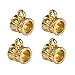 LANBEIDE 50pcs Antique Alloy Pendant Clasp Bail Beads Loose Spacer Beads Connectors For DIY Necklace Bracelet Charm European Jewelry Making