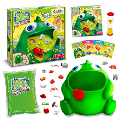 Magic Slime Monster – Juego de Mesa con Slime +3 años, 2+ Jugadores