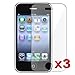 3 PACK Apple iPhone 3G Screen Protector with Cleaning Cloth