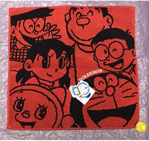 ドラえもん 通販 タオル ハンカチ 50th 50周年 赤
