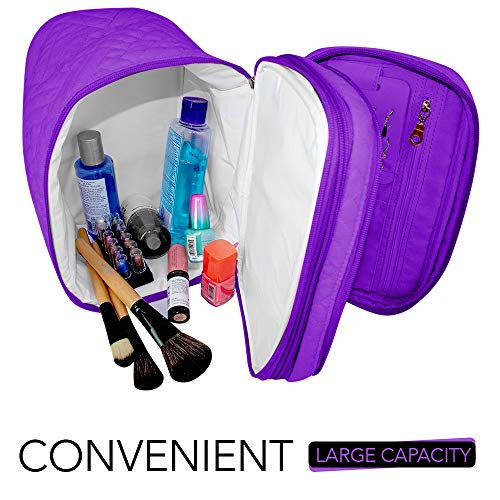 Silverflye Travel Jewelry Organizer and Makeup Bag AllinONE Travel