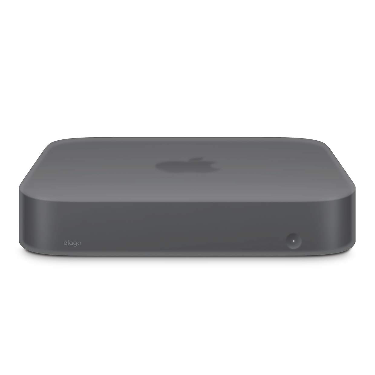 elago Mac Mini Silicone Case Compatible with Apple Mac Mini 2018 [Shock Resistant] [Long Lasting] [Cutout Design] - Dark Grey Translucent