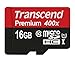 Transcend 16GB MicroSDHC Class 10 UHS-1 Memory Card with Adapter Up to 60MB/s (TS16GUSDU1PE)
