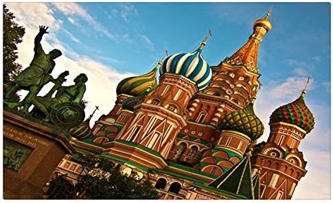 Temples Moscow Russia Cities characteristic tourist souvenir Furniture & Decorations magnet fridge magnets