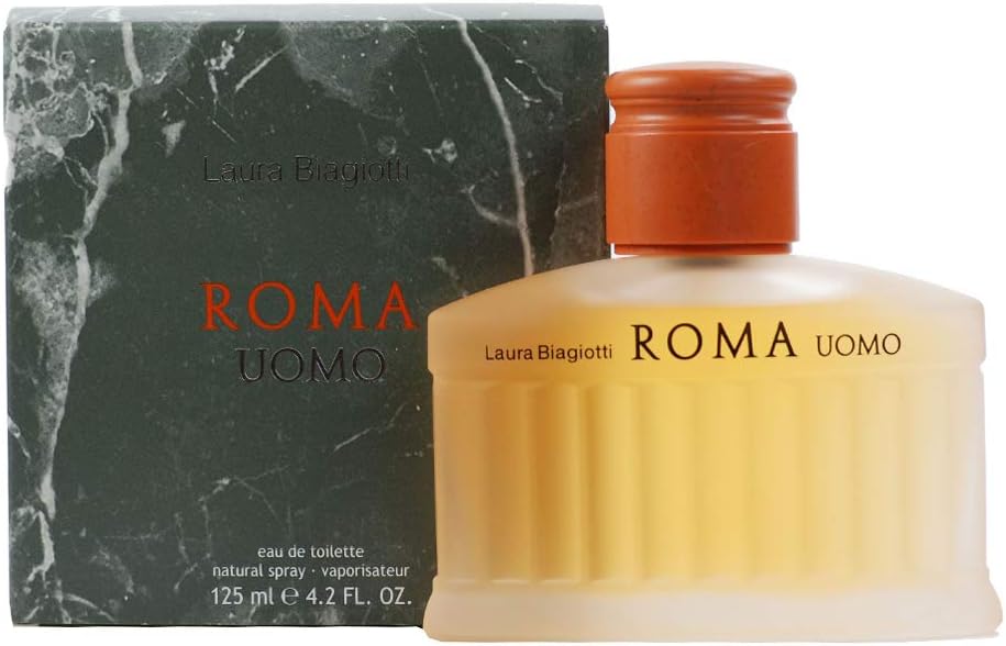 Laura Biagiotti Roma Uomo Eau De Toilette Natural Spray 125ml 4.2 fl.oz Mens