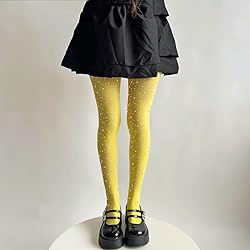 LUCKELF Girls Glitter Tights, Soft Opaque Tights