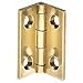 JB-102 Brass Stop Hinge 1-1/4