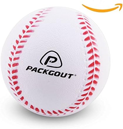 Soft Baseballs, PACKGOUT Foam Baseballs for Kids Teenager Players Training Balls (6pk/8pk/12pk), Reduced Impact …