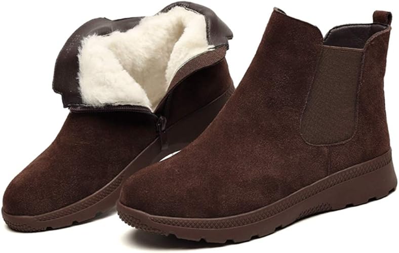 Amazon 大きいサイズ ムートンブーツ あったか 防寒 ぺたんこ 歩きやすい 痛くない ふわふわ 全体ボア 黒 厚底 もこもこ ラインストーン 可愛い フラットシューズ 冬 レディース ショートブーツ ドドシューズ ブーツ ブーティ