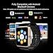 GT08 Bluetooth Smart Watch for Android phones， Beaulyn Smart Watch with SIM Card Slot,Call,Massage,For IOS iphone and Android phones Samsung ZTE Sony LG Smartphones, Sweatproof(gold-black)