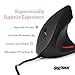 Ergonomic Mouse, High Precision Optical Vertical Mouse Adjustable DPI 800/1200 / 1600 Wired Computer Mouse (by Sharkk)