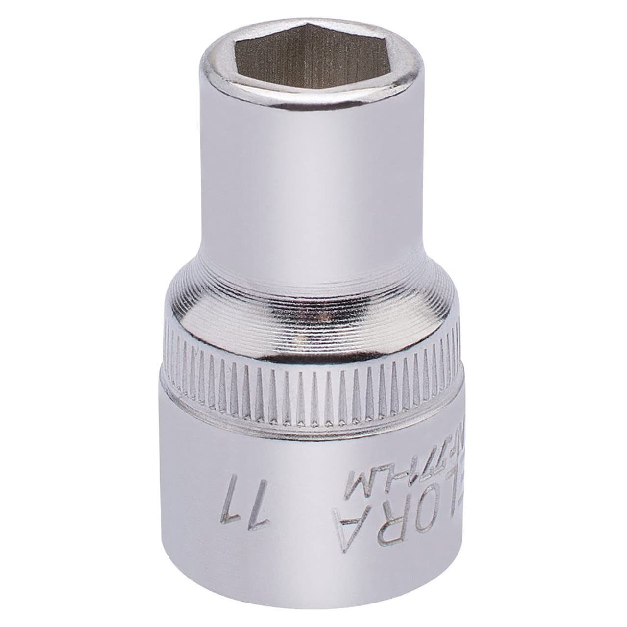 Draper 15300 Elora Hexagon Socket, 11mm Ø, 1/2" Square Drive — image 1