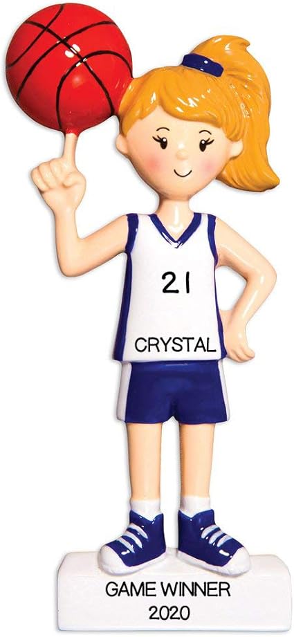 girls basketball ornament