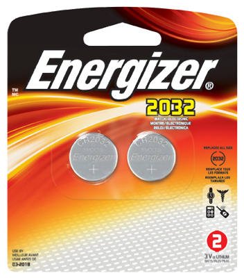 Eveready Battery 2032BP-2N Lithium Watch/Calculator Batteries