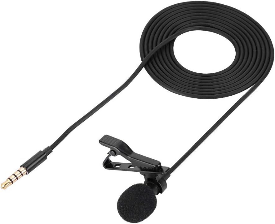 Socobeta Microphone Mini Portable Lapel Omnidirectional Condenser Mic Compatible with Smart Phones, default - Image 3