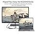 USB C to Mini DisplayPort, 4K@60HZ Type C [Thunderbolt 3 Compatible] to Mini DisplayPort Cable Compatible for MacBook Pro, iPad Pro 2018, Surface Book 2, Galaxy S8/S9 and More-6Ft (Braided)
