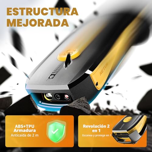 NETUM CS7501 QR Code Scanner - Upgraded Bluetooth Barcode Scanner, Mini Portable 1D and 2D Barcode Reader for Inventory Management, Wireless Imaging Scanner