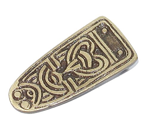 Antiqued Brass Viking Belt Chape