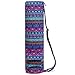 Boence Yoga Mat Bag, Full Zip Exercise Yoga Mat Sling Bag with Sturdy Canvas, Smooth Zippers, Adjustable Strap, Large Functional Storage Pockets – Fits Most Size Mats (Blue diamond)thumb 2