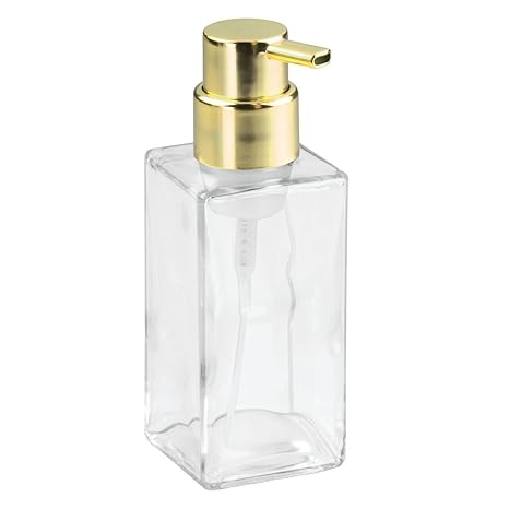 Interdesign Casilla Glass Foaming Soap Dispenser Pump For Kitchen
