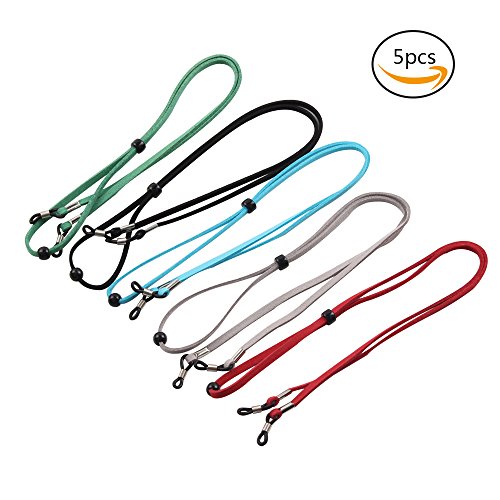 YGDZ 5 Pieces Glasses Cord Eyewear Strap Eyeglass Chain