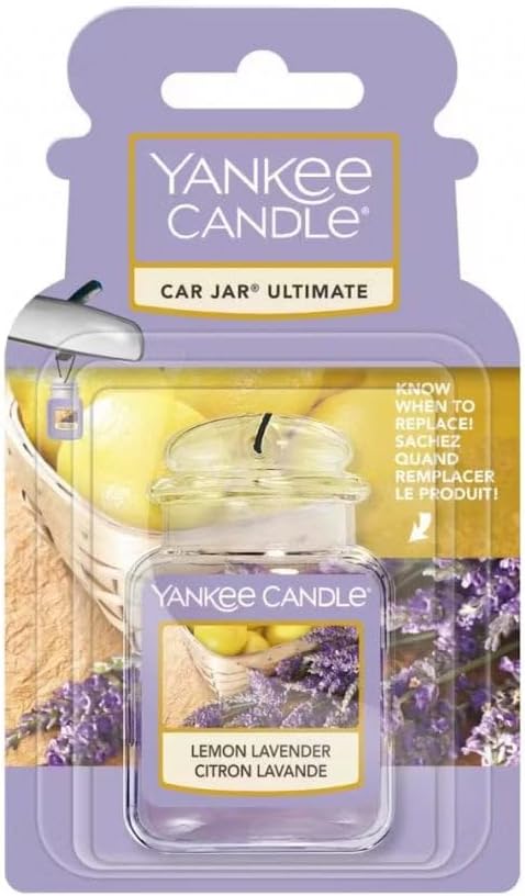 Yankee Candle Car Jar Lemon Lavender Fresh Car Space Up to 30 Days