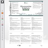Nu U Nutrition Glucosamine Sulphate 1500mg 365 Tablets UK Made Mega Strength view 10