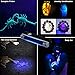 Syhonic Handheld UV Black Light Torch with LED Counterfeit Detection flashlight