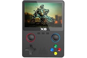 FUNTELL Handheld Game Console, Retro Game Console with Built-in 32GB 8000+ Games, 3.5-inch, Dual 3D Joystick, 11 Emulators, Handheld Gaming Console Support TV Output, Black