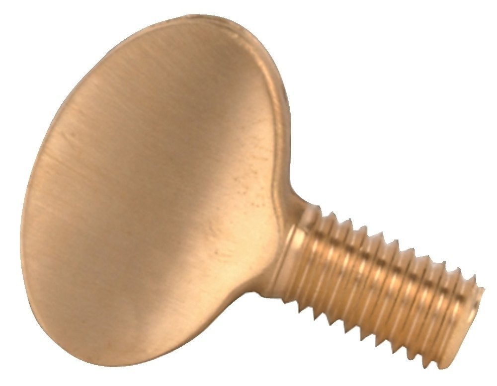 GEWA spike replacement screw brass short, replacement screw for spike 413660, 413665, 413670