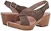 Dansko Women's Jacinda Flat Sandal, Walnut Nubuck, 40 EU/9.5-10 M US