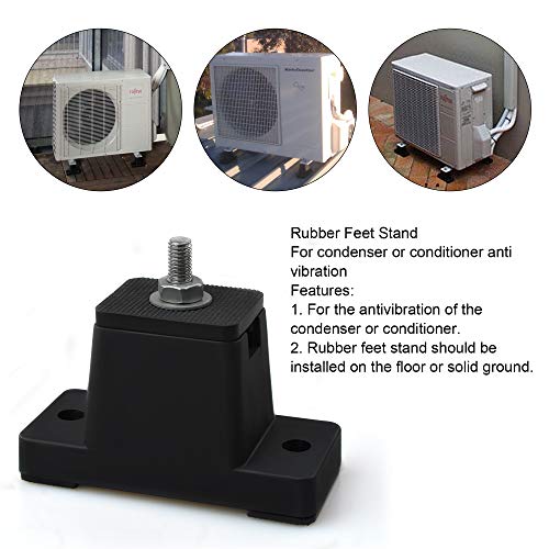 CLEAR STYLE Anti Vibration Pads, Rubber Pads Vibration Absorbing for AC