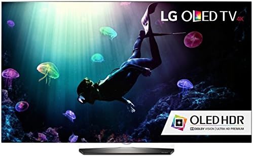LG Electronics OLED55B6P Flat 55-Inch 4K Ultra HD Smart OLED TV (2016 Model) - Pro Bundle