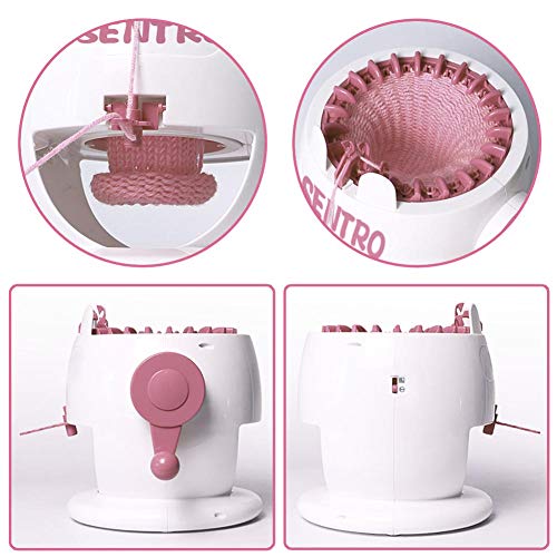 4 Knitting+Rotating+Christmas+Machines+Blankets