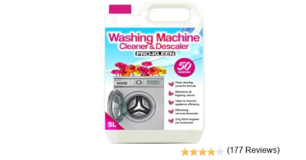 Limpiador y descalcificador de lavadora Pro-Kleen 5L, elimina los olores causados por el moho, la humedad y la grasa: Amazon.es: Hogar