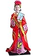 NW 12 Inch Chinese Traditional Handicraft Silk Figurine Collectible Chinese Doll Silk Doll (1805-R2)