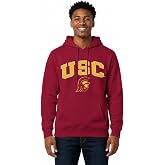 NCAA Crewneck Sweatshirt Men Women Cotton Polyester Fleece Pullover | Officially licensed NCAA; 50% cotton, 50% polyester; crew neck collar; screen-printed graphics; unisex regular fit