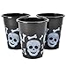 Rhode Island Novelty 3.65X2.5X4.3 SKULL DISPOSABLE CUPS