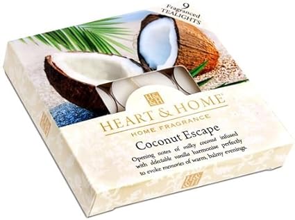 Coco Escape caja de té luz velas: Amazon.es: Hogar