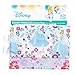 Bumkins Disney Reusable Snack Bags, for Kids School Lunch and for Adults Portion, Washable Fabric, Waterproof Cloth Zip Bag, Supplies Travel Pouch, Food-Safe, 2-pk Princess