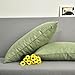 NATUS WEAVER Decorative Lined Linen Euro Pillow Cover Cushion Case for Floor, 12 