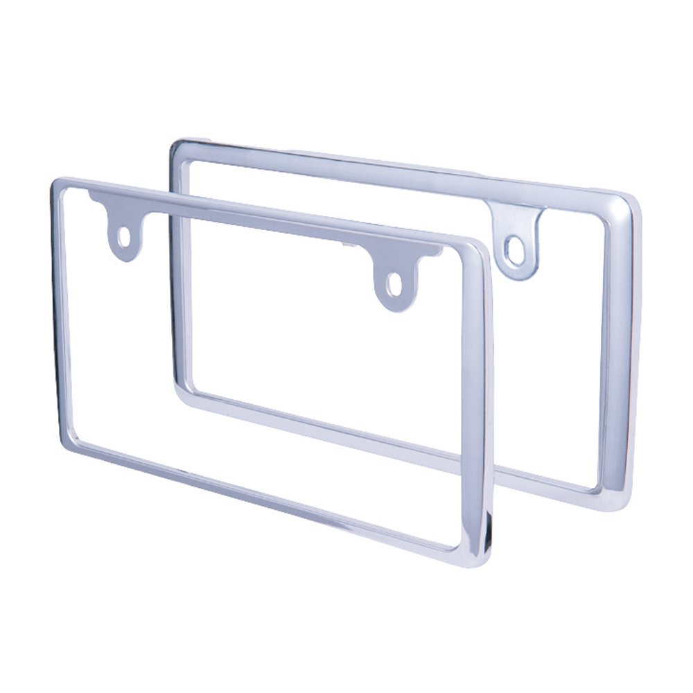 セイワ(SEIWA) 車外用品 ナンバープレートフレーム フロント&リアセット クローム K417 前後2枚入り商品画像
