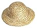 Darice DIY Crafts 2-inch Miniature Natural Straw Doll Hats Pack of 12 Hats
