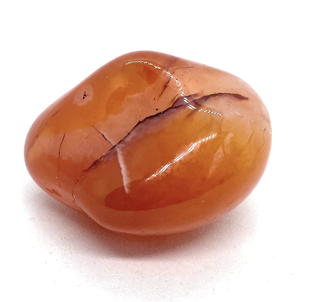 Carnelian Large Crystal Tumbled Stone - Energy In Harmony -1 Pc
